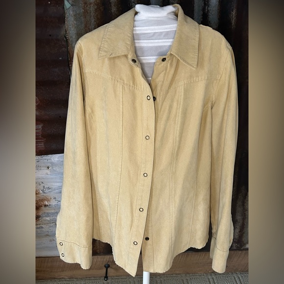 Studio 1940 Button Front Shirt-Size Large - Picture 3 of 7